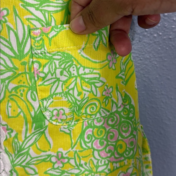 Lilly Pulitzer White Dress with Pink Label - Picture 4 of 5